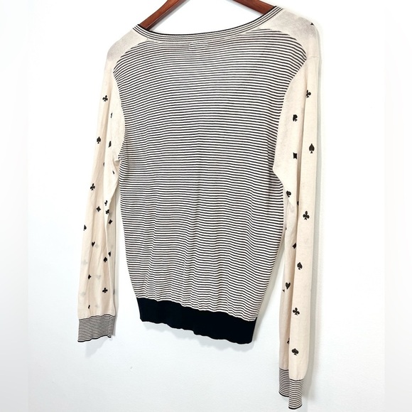 Minnie Rose Deck of Cards Cardigan Sweater Size Medium - Picture 9 of 11